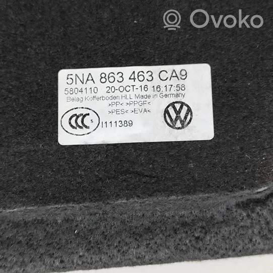 Volkswagen Tiguan Wykładzina bagażnika 5NA863463