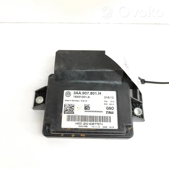 Audi Q3 8U Aizmugurējo bremžu (EMF) vadības bloks 3AA907801H