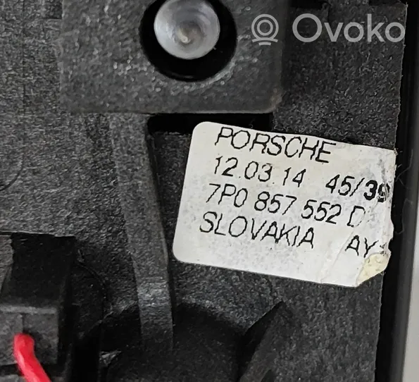 Porsche Cayenne (92A) Osłona przeciwsłoneczna szyberdachu 7P0857552D