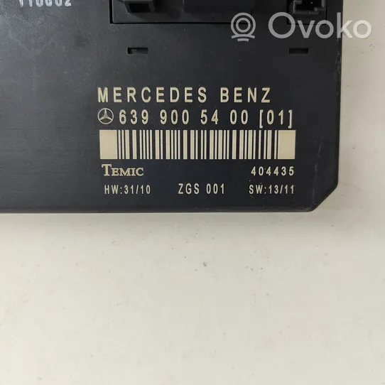 Mercedes-Benz Vito Viano W639 Autres dispositifs A6399005400