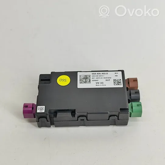 Volkswagen PASSAT B8 Moduł / Sterownik USB 5G0035953D