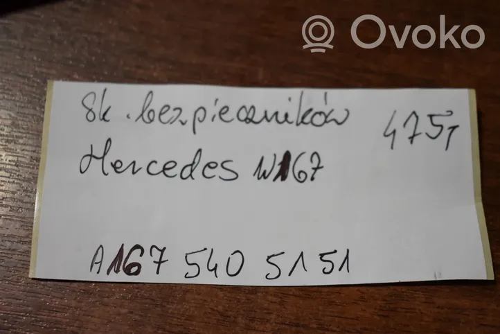 Mercedes-Benz GLE W167 Saugiklių dėžė (komplektas) 