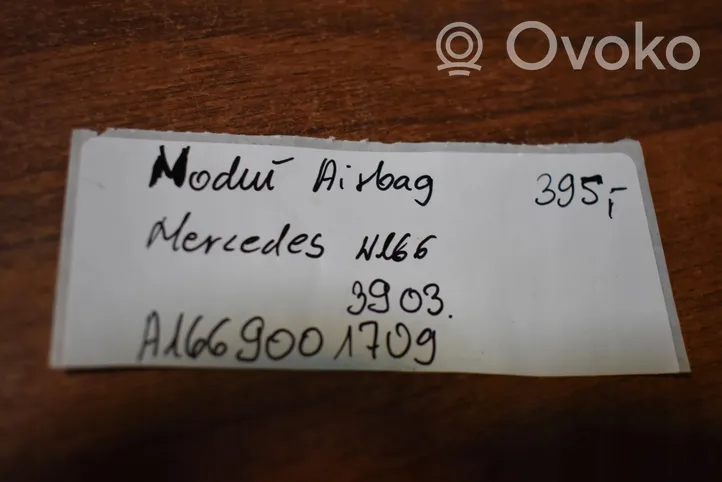 Mercedes-Benz GLE (W166 - C292) Centralina/modulo airbag 