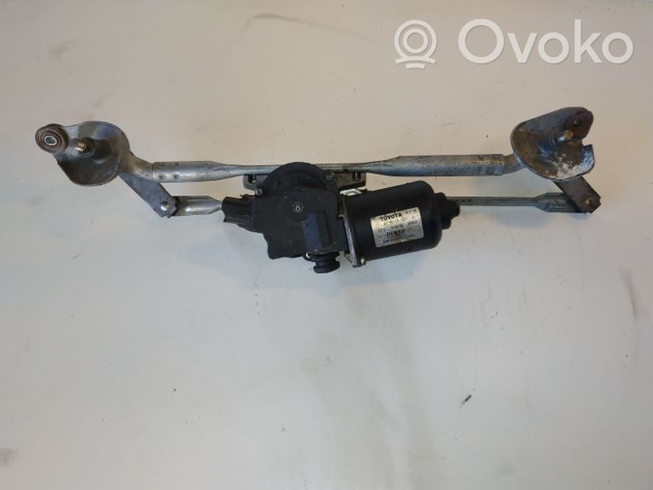 Toyota Corolla Verso E121 Tringlerie et moteur d'essuie-glace avant 851100F020