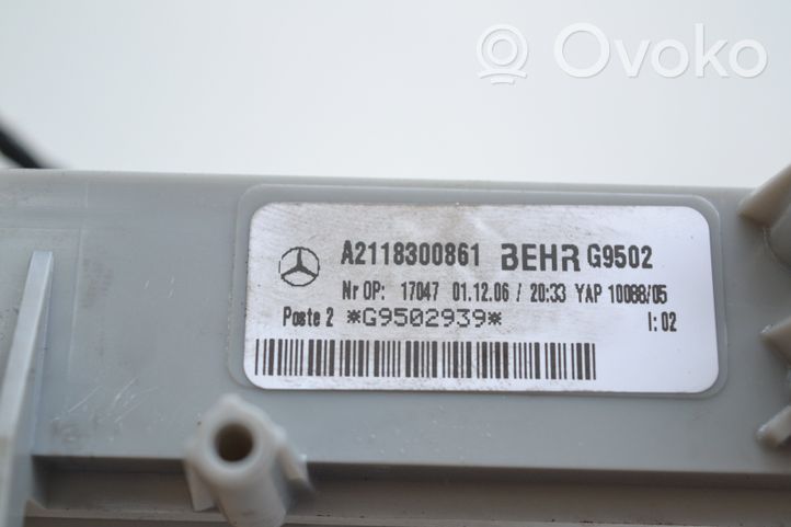 Mercedes-Benz CLS C219 Autres dispositifs A2118300861