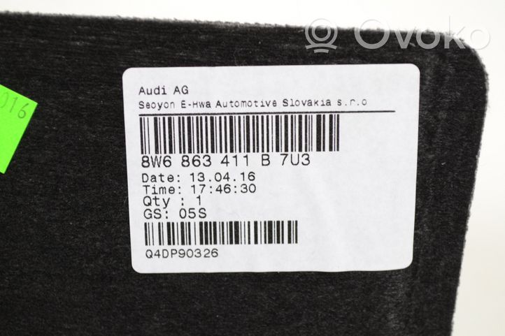 Audi A5 Grilles/couvercle de haut-parleur arrière 8W6863411B