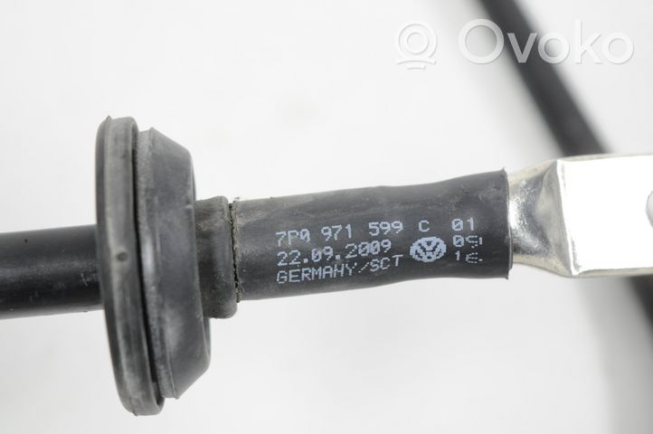 Volkswagen Touareg II Câble de batterie positif 7P0971599C