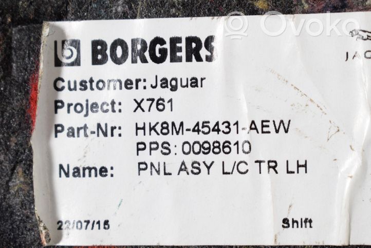 Jaguar F-Pace Apatinis, bagažinės šono, apdailos skydas HK8M45431AEW