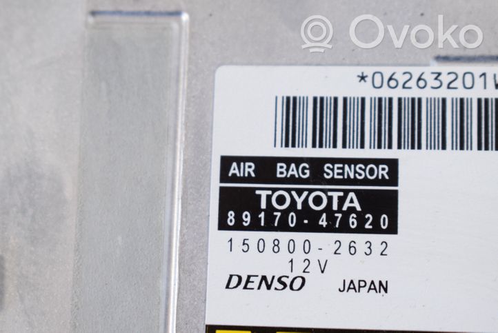 Toyota Prius (XW50) Gaisa spilvenu vadības bloks 8917047620