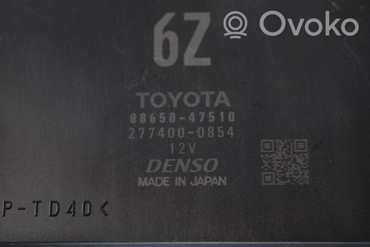 Toyota Prius (XW50) Autres dispositifs 8865047510