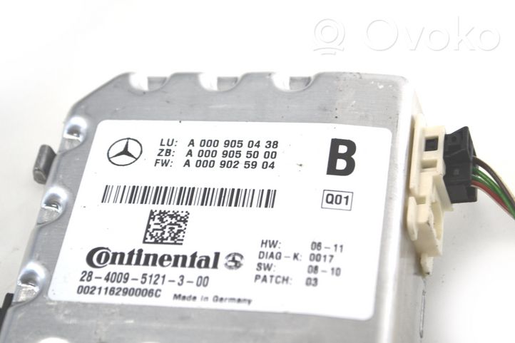 Mercedes-Benz S W221 Telecamera paraurti anteriore A0009050438