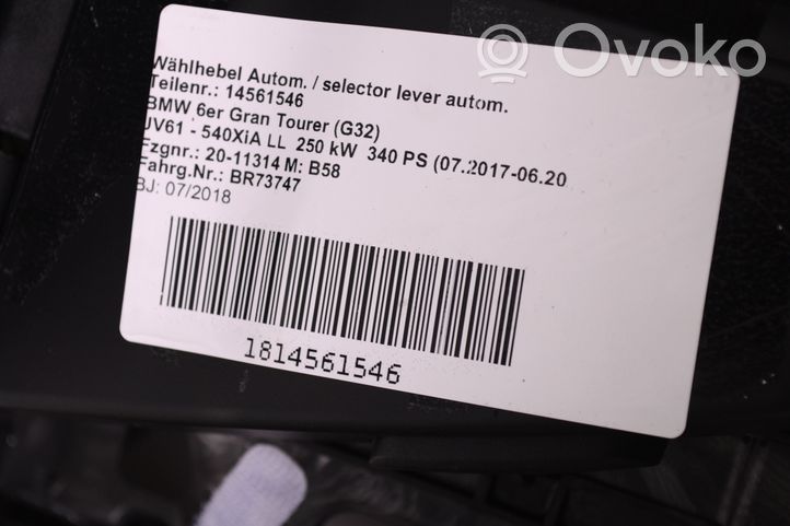 BMW 6 G32 Gran Turismo Console centrale 