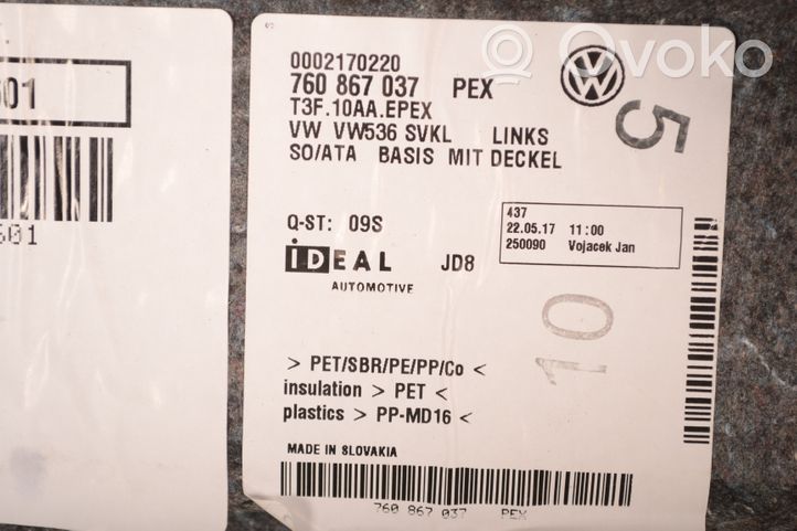Volkswagen Touareg III Tavaratilan/takakontin alempi sivuverhoilu 760867037