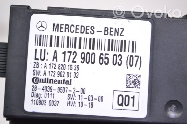Mercedes-Benz SLK R172 Unité de commande de toit cabriolet A1729006503