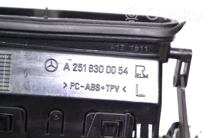 Mercedes-Benz R W251 Kojelaudan tuuletussuuttimen suojalista A2518300054