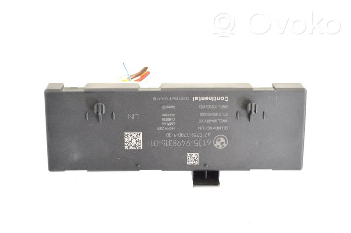 BMW X5 G05 Sterownik / Moduł elektrycznej klapy tylnej / bagażnika 9498315