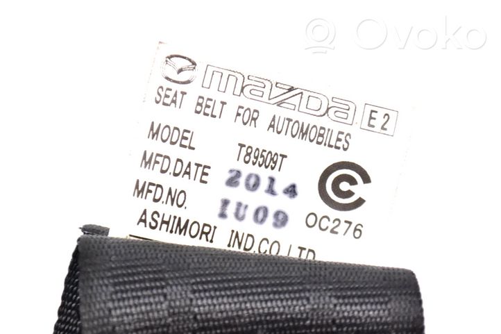 Mazda 3 II Takaistuimen turvavyö T89509T