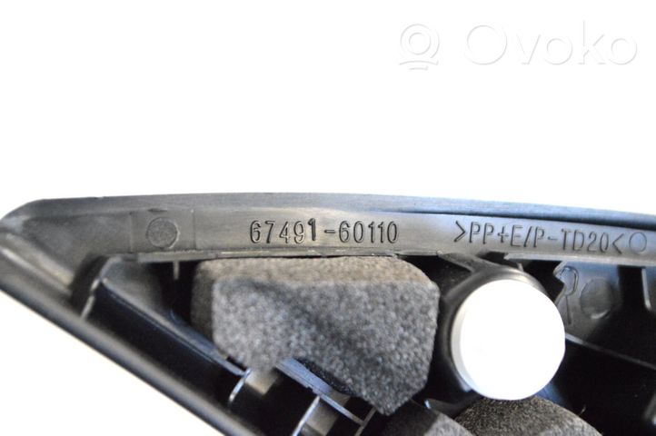 Toyota Land Cruiser (J150) Kita priekinių durų apdailos detalė 6749160110