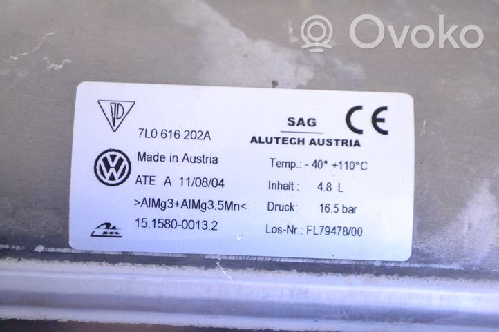 Porsche Cayenne (9PA) Serbatoio per sospensioni pneumatiche 7L0616202A