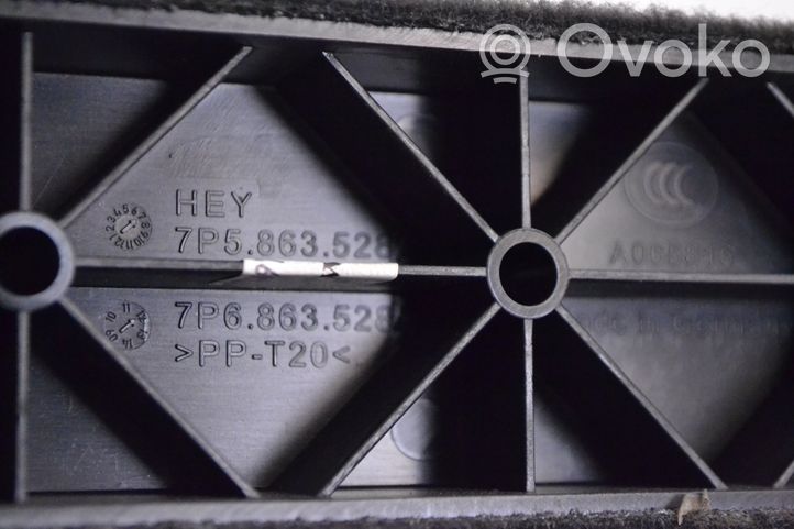 Volkswagen Touareg II Keskikonsolin takasivuverhoilu 7P5863528