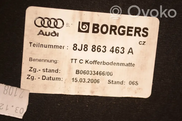 Audi TT TTS Mk2 Kofferraumboden 8J8863463A