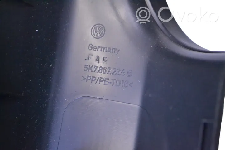 Volkswagen Golf VI Rivestimento montante (B) (superiore) 5K7867234B