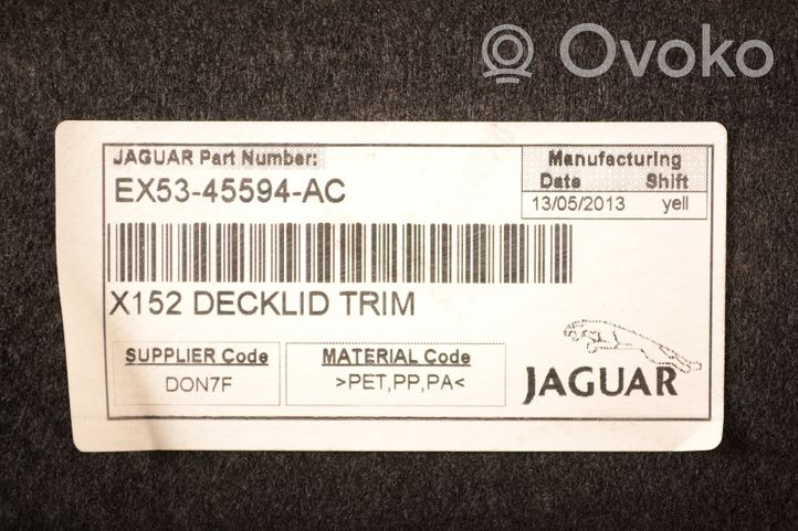 Jaguar F-Type Poszycie / Tapicerka tylnej klapy bagażnika EX5345594AC