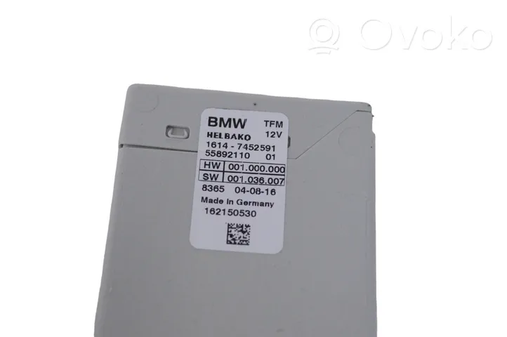 BMW i3 Sterownik / Moduł pompy wtryskowej 7452591