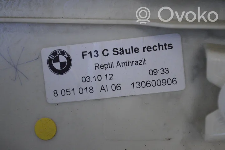 BMW 6 F12 F13 Rivestimento montante (B) (superiore) 8051018
