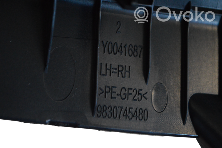 Citroen C4 III e-C4 Rivestimento del vano portaoggetti del cruscotto 9830745480