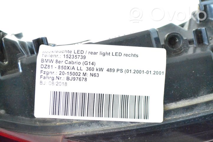 BMW 8 G14 Lampa tylna H3744577111