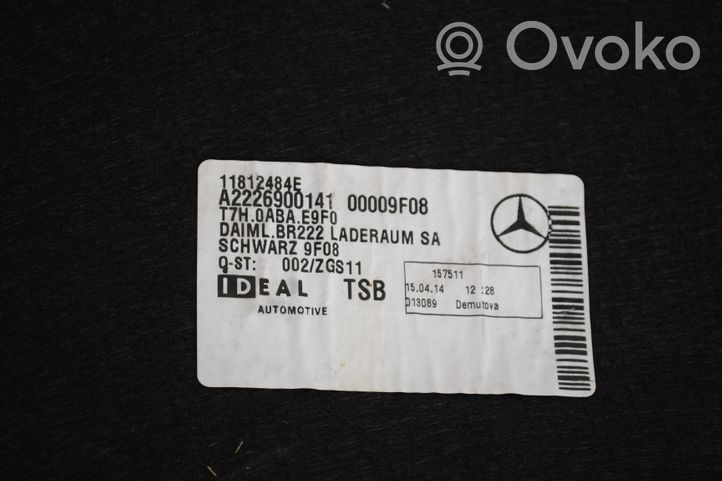 Mercedes-Benz S W222 Element schowka koła zapasowego A2226900141