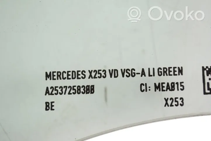 Mercedes-Benz GLC X253 C253 Etuoven ikkunalasi, neliovinen malli A2537258300