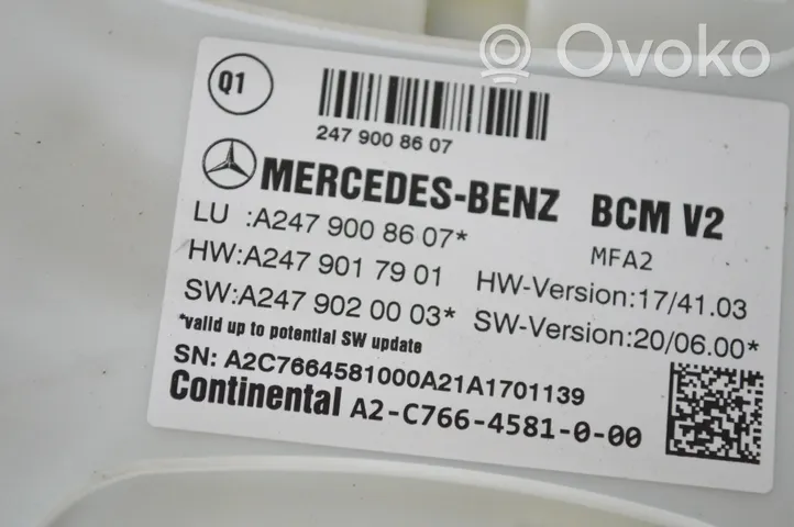 Mercedes-Benz A W177 Kėbulo modulis A2479008607