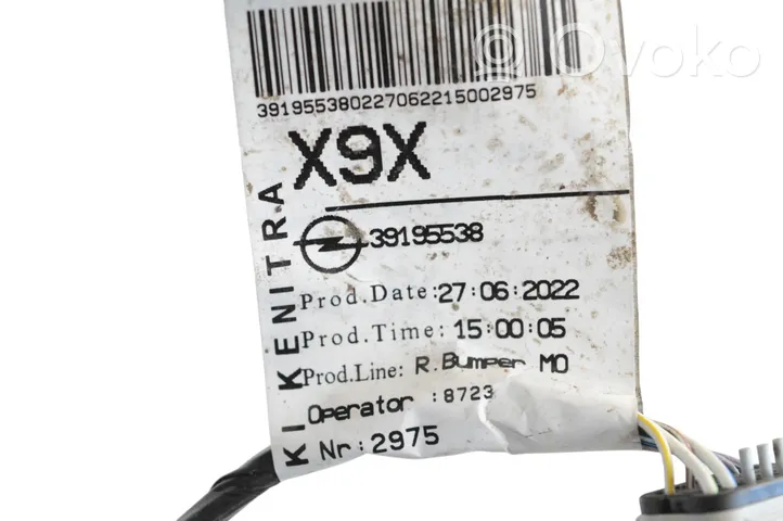 Opel Crossland X Faisceau câbles PDC 39195538