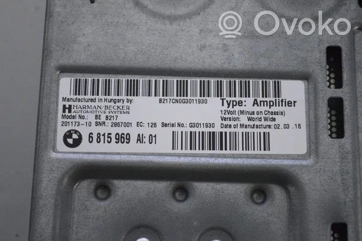 BMW 5 F10 F11 Amplificador de sonido 6815969