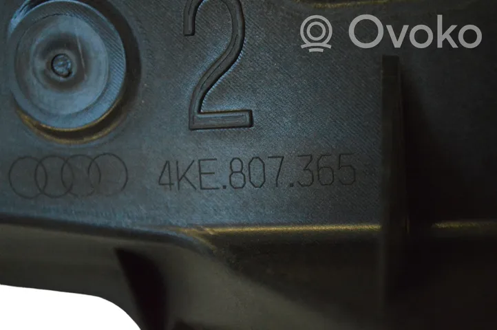 Audi E-tron GT Bumper support mounting bracket corner 4KE807365
