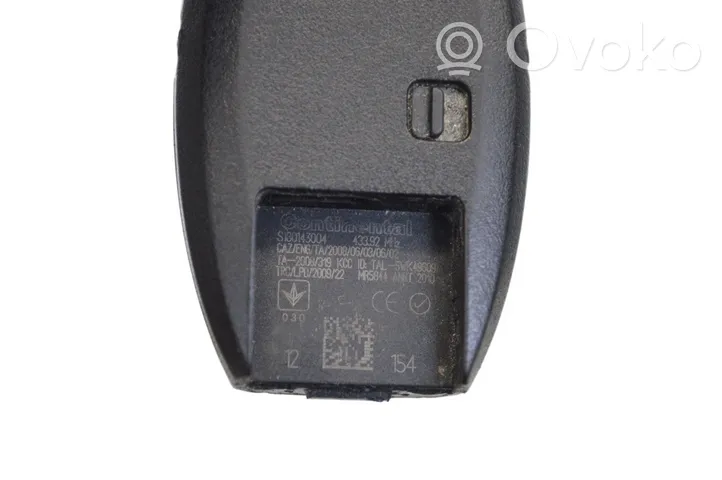 Infiniti FX Ignition key/card S180143004