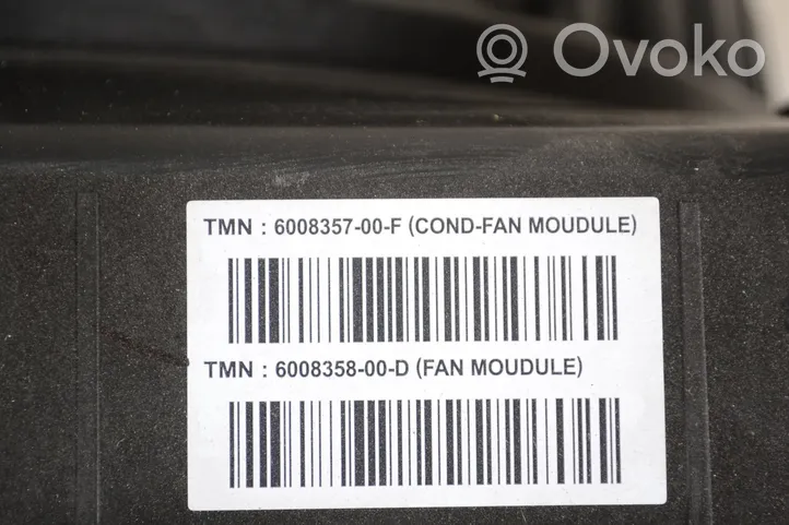 Tesla Model S Convogliatore ventilatore raffreddamento del radiatore 600835700F