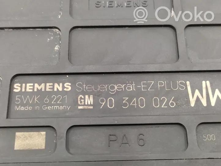 Opel Kadett E Centralina/modulo motore ECU 90340026