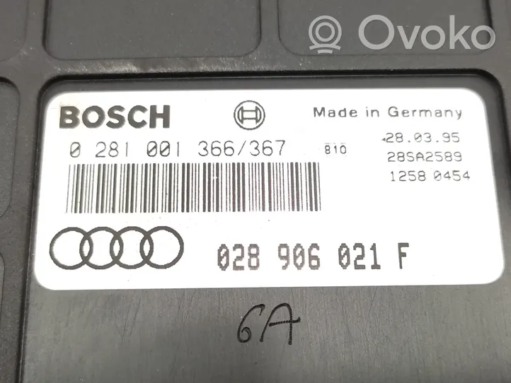 Audi A4 S4 B5 8D Moottorin ohjainlaite/moduuli (käytetyt) 028906021F