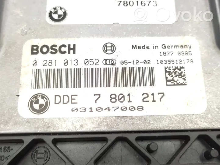 BMW X3 E83 Centralina/modulo motore ECU 7801217