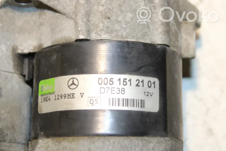 Mercedes-Benz A W169 Motor de arranque 0051512101