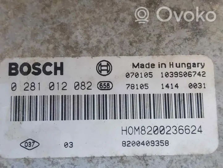 Opel Movano A Calculateur moteur ECU 0281012082