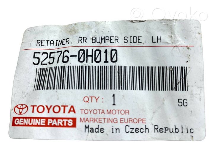 Toyota Aygo AB10 Staffa di rinforzo montaggio del paraurti posteriore 525760H010