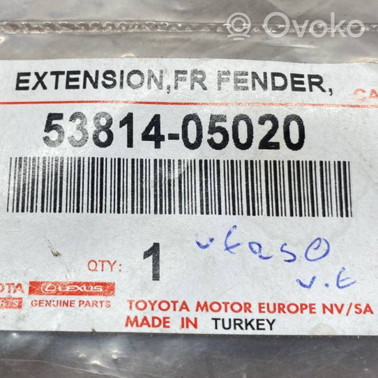 Toyota Avensis T270 Radiator support slam panel bracket 5381405020