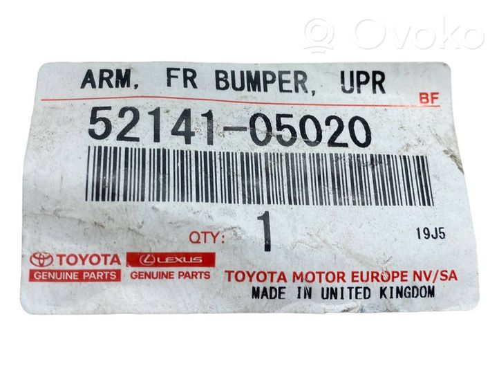 Toyota Avensis T250 Staffa di rinforzo montaggio del paraurti anteriore 5214105020