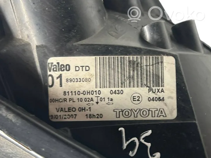 Toyota Aygo AB10 Etu-/Ajovalo 811100H010