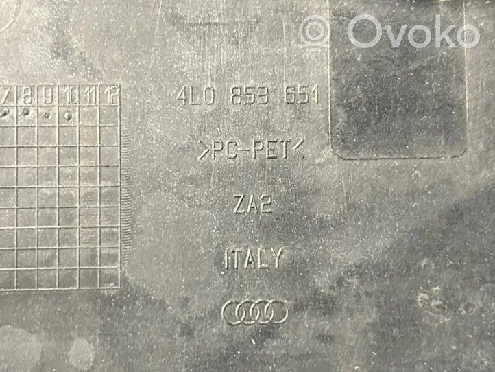Audi Q7 4L Grille calandre supérieure de pare-chocs avant 4L0853651