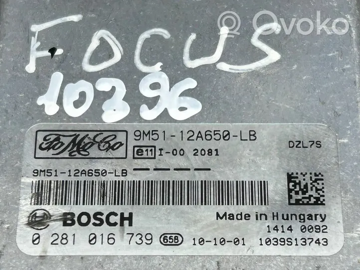 Ford Focus Calculateur moteur ECU 9M5112A650LB